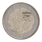 Latvija 2022 2 euro proginė moneta - Erasmus programa