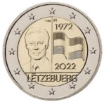Liuksemburgas 2022 2 eurų proginė moneta - Liuksemburgo vėliava (BU)