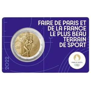 Prancūzija 2022 2 euro proginė moneta - Olimpiada Paryžius 2024 (BU)