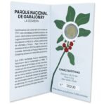 Ispanija 2022 2 eurai - Garachonajaus nacionalinis parkas kortelė