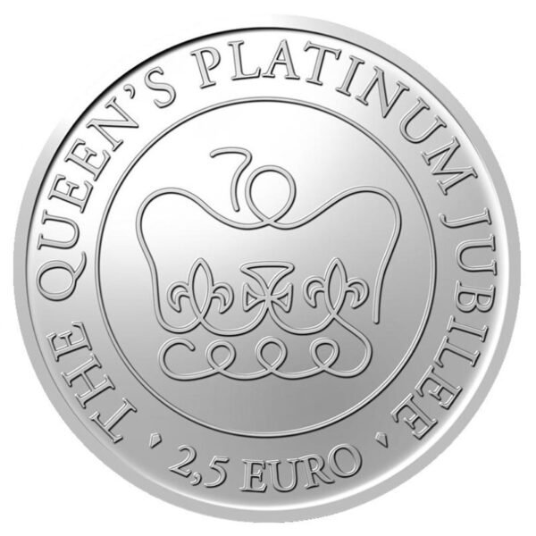 Malta 2022 2,5 eurų kolekcinė moneta - Karalienės Elžbietos II platininis jubiliejus (BU) Malta 2022 2,5 eurų kolekcinė moneta - Karalienės Elžbietos II platininis jubiliejus (BU)