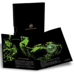 Niujė 2021 1 dolerio sidabrinė spalvota moneta - Aš tave matau/Ar tu mane pažįsti? (Žalioji mamba) (PROOF)