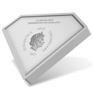 Niujė 2021 2 dolerių sidabrinė spalvota moneta - Supermenas