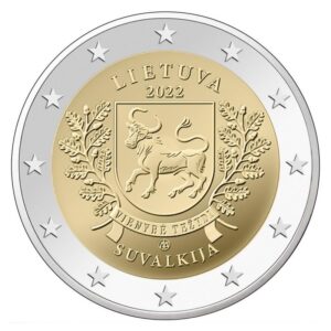 Lietuva 2022 2 eurų proginė moneta - Suvalkija