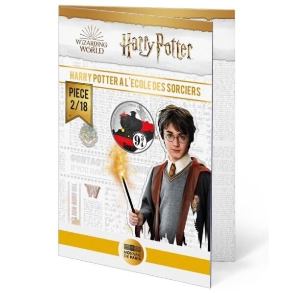 Prancūzija 2021 10 euro sidabrinė spalvota moneta (2/18) - Haris Poteris ir Išminties akmuo (BU)