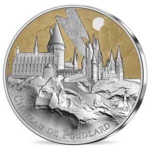 Prancūzija 2021 50 euro sidabrinė spalvota moneta – Haris Poteris*Hogwarts (BU) Prancūzija 2021 50 euro sidabrinė spalvota moneta - Haris Poteris*Hogwarts (BU)
