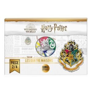 Prancūzija 2021 50 euro sidabrinė spalvota moneta - Haris Poteris*Hogwarts Crest (BU)