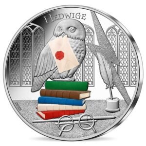 Prancūzija 2021 50 euro sidabrinė spalvota moneta – Haris Poteris*Hedwig (BU) Prancūzija 2021 50 euro sidabrinė spalvota moneta - Haris Poteris*Hedwig (BU)