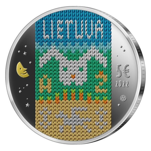 Lietuva 2022 5 euro sidabrinė spalvota moneta dėžutėje - Zuikis Puikis (PROOF) Lietuva 2022 5 euro sidabrinė spalvota moneta dėžutėje - Zuikis Puikis (PROOF)