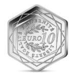 Prancūzija 2022 10 eurų sidabrinė moneta - Genius reversas