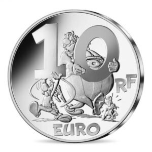 Prancūzija 2022 10 euro sidabrinė spalvota kolekcinė moneta – Asteriksas, Obeliksas ir Idefiksas (PROOF) Prancūzija 2022 10 euro sidabrinė spalvota kolekcinė moneta - Asteriksas, Obeliksas ir Idefiksas (PROOF)