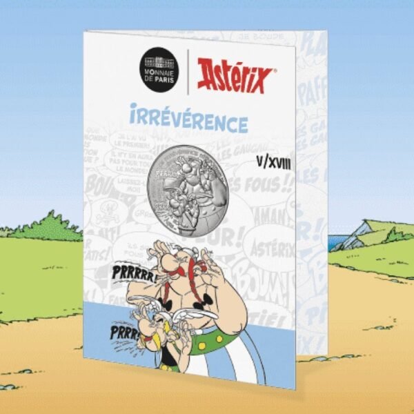 Prancūzija 2022 10 euro sidabrinė kolekcinė moneta - Asterix-Nepagarba Prancūzija 2022 10 euro sidabrinė kolekcinė moneta - Asterix-Nepagarba