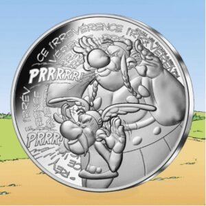 Prancūzija 2022 10 euro sidabrinė kolekcinė moneta - Asterix-Nepagarba