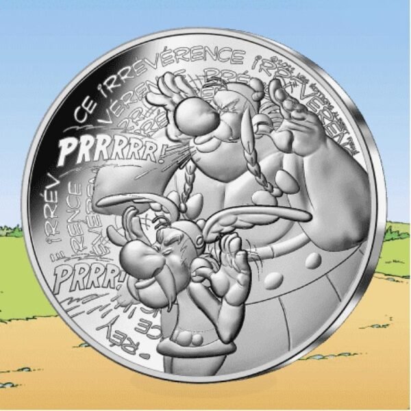 Prancūzija 2022 10 euro sidabrinė kolekcinė moneta - Asterix-Nepagarba Prancūzija 2022 10 euro sidabrinė kolekcinė moneta - Asterix-Nepagarba