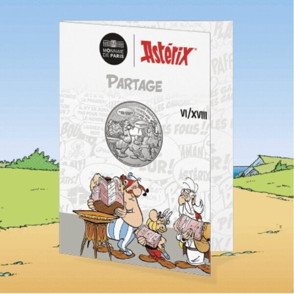 Prancūzija 2022 10 euro sidabrinė kolekcinė moneta - Asterix-Dalijimasis Prancūzija 2022 10 euro sidabrinė kolekcinė moneta - Asterix-Dalijimasis
