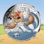 Prancūzija 2022 10 euro sidabrinė spalvota kolekcinė moneta - Asterix-Jautrumas