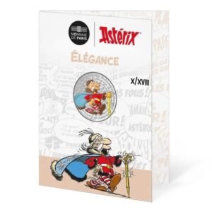 Prancūzija 2022 10 euro sidabrinė spalvota kolekcinė moneta – Asterix-Elegancija Prancūzija 2022 10 euro sidabrinė spalvota kolekcinė moneta - Asterix-Elegancija
