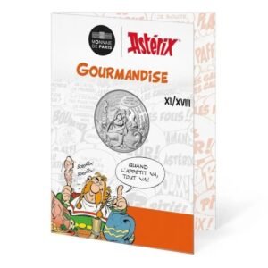 Prancūzija 2022 10 euro sidabrinė kolekcinė moneta – Asterix-Godumas Prancūzija 2022 10 euro sidabrinė kolekcinė moneta - Asterix-Godumas