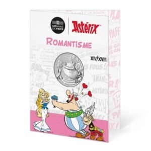 Prancūzija 2022 10 euro sidabrinė kolekcinė moneta – Asterix-Romantizmas Prancūzija 2022 10 euro sidabrinė kolekcinė moneta - Asterix-Romantizmas