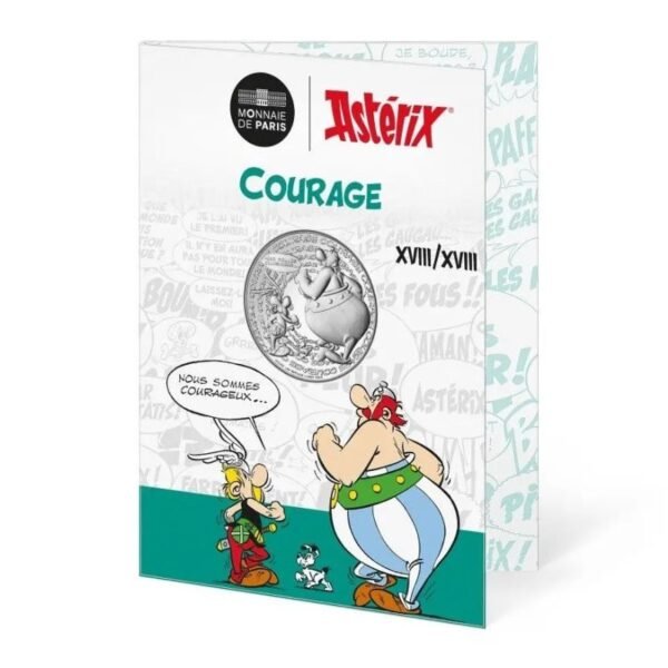 France 2022 10 Euro Silver Collectible Coin - Asterix-Courage