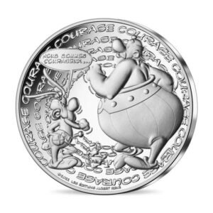 Prancūzija 2022 10 euro sidabrinė kolekcinė moneta - Asterix-Drąsa