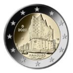 Vokietija 2023 2 euro proginė moneta - Hamburgas*Elbės filharmonija