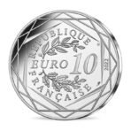 Prancūzija 2022 10 euro sidabrinė spalvota moneta - Haris Poteris*Slytherin (BU)