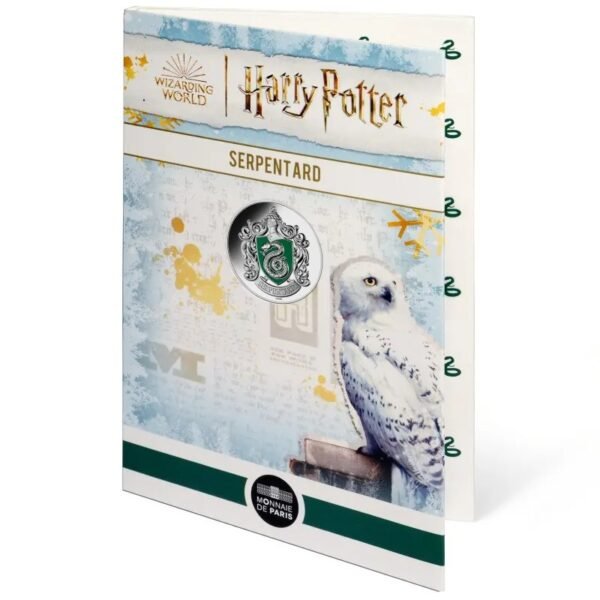 Prancūzija 2022 10 euro sidabrinė spalvota moneta - Haris Poteris*Slytherin (BU)