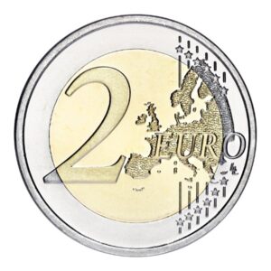 Monakas 2016 2 eurų nacionalinė moneta