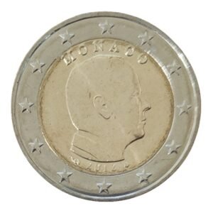 Monakas 2012 2 euro nacionalinė moneta