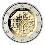 Vokietija 2023 2 euro proginė moneta - Karolis Didysis-Frankų karalius ir Šv. Romos imperatorius