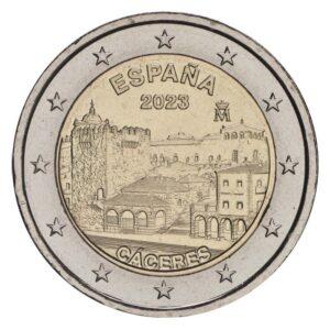 Ispanija 2023 2 euro proginė moneta - Kaseresas