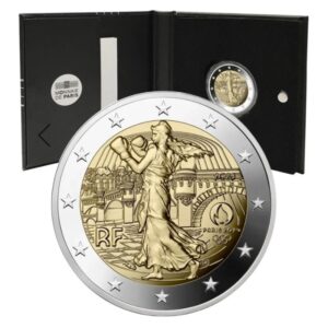 Prancūzija 2023 2 euro proginė moneta - Olimpiada Paryžius 2024 (PROOF)