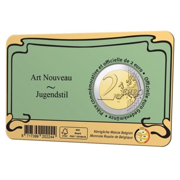 Belgija 2023 2 euro proginė moneta kortelėje - Modernas (BU) Belgija 2023 2 euro proginė moneta kortelėje - Modernas (BU)