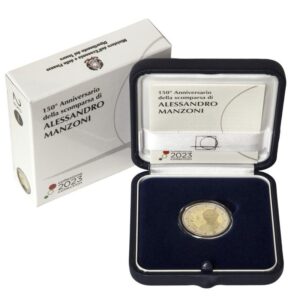 Italija 2023 2 euro proginė moneta - Alessandro Manzoni (PROOF)