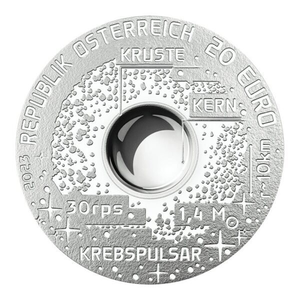 Austrija 2023 20 euro sidabrinė kolekcinė spalvota moneta - Neutroninė žvaigždė (PROOF) Austrija 2023 20 euro sidabrinė kolekcinė spalvota moneta - Neutroninė žvaigždė (PROOF)