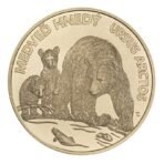 Slovakija 2023 5 euro kolekcinė moneta - Rudasis lokys