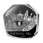 Lietuva 2023 10 euro sidabrinė moneta dėžutėje - Vilniui-700 (PROOF)