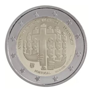Portugalija 2023 2 euro proginė moneta - Jaunimo dienos