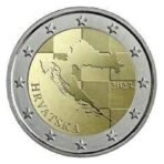 Kroatija 2023 2 euro nacionalinė moneta