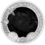 Austrija 2023 3 euro spalvota kolekcinė moneta - Juodasis meškeriotojas