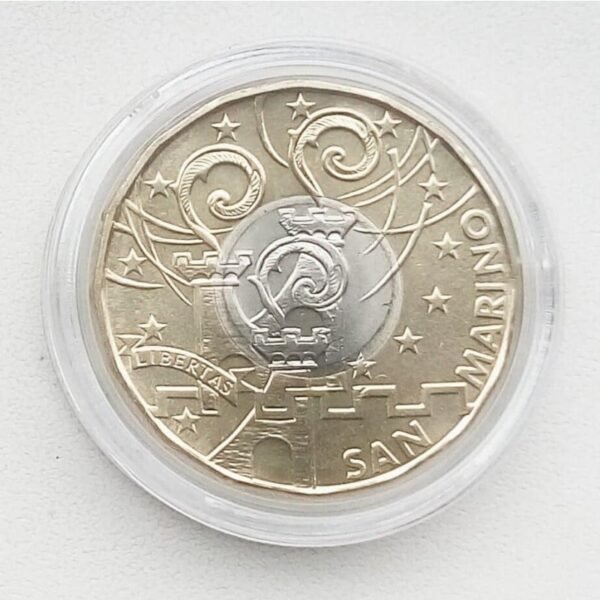 San Marinas 2017 5 euro kolekcinė moneta - Marco Simoncelli San Marinas 2017 5 euro kolekcinė moneta - Marco Simoncelli