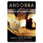 Andora 2023 2 euro proginė moneta kortelėje - Vasaros saulėgrįžos šventė (BU)