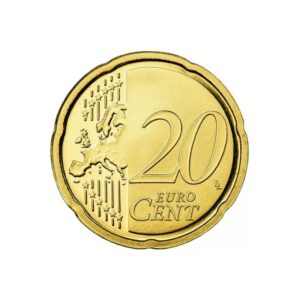 San Marinas 2017 20 eurocent nacionalinė moneta