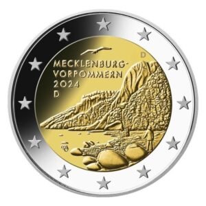 Vokietija 2024 2 euro proginė moneta - Meklenburgas-Pomeranija