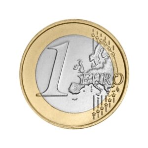 Monakas 2019 1 euro nacionalinė moneta