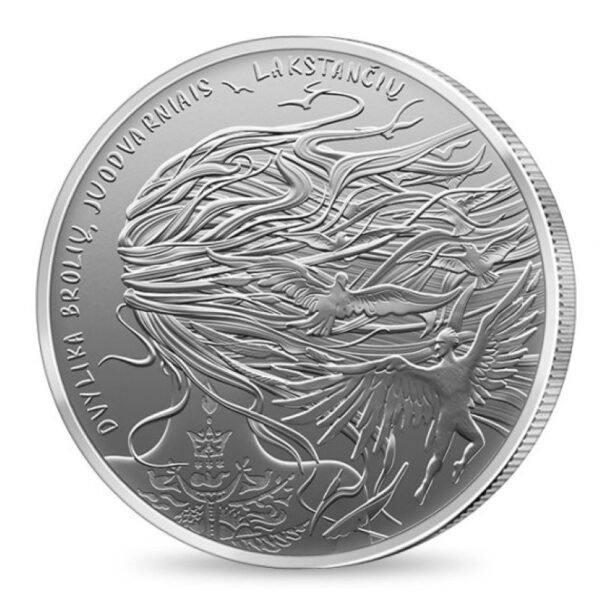Lietuva 2024 1.5 euro moneta - Dvylika brolių, juodvarniais lakstančių Lietuva 2024 1.5 euro moneta - Dvylika brolių, juodvarniais lakstančių