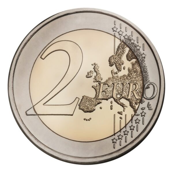 San Marinas 2024 2 euro proginė moneta kortelėje - Piliečių teisių deklaracija (BU)