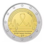 Belgija 2024 2 euro proginė moneta kortelėje - Kova su vėžiu (BU)