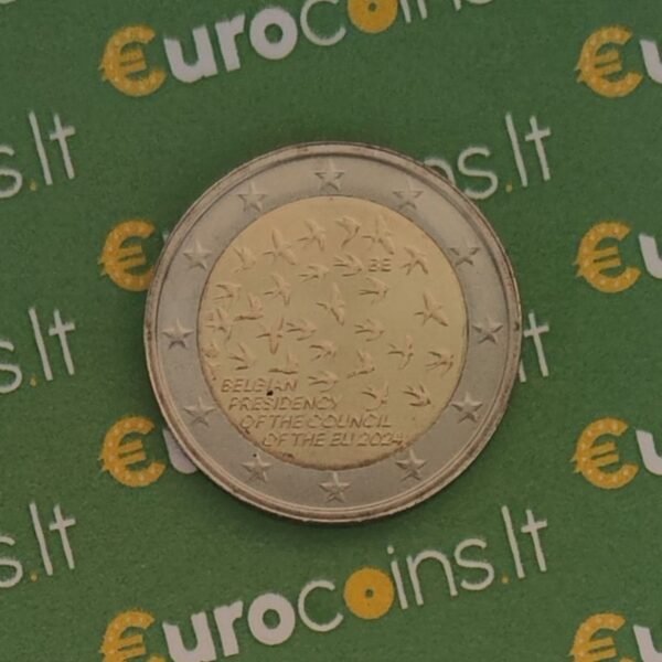 Belgija 2024 2 euro proginė moneta - Pirmininkavimas ES (BU) Belgija 2024 2 euro proginė moneta - Pirmininkavimas ES (BU)